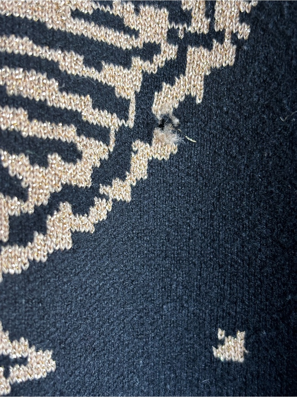 By Anthropologie Collared V-Neck Cardigan Size 2X (flaws, see description) - Picture 7 of 11